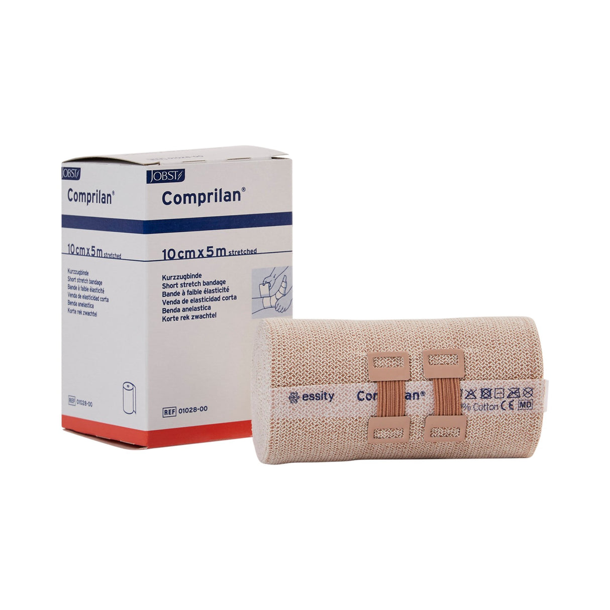 Comprilan® Clip Detached Closure Compression Bandage, 4 Inch x 5-1/2 Yard