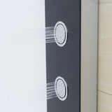 59 Inch Tempered Glass Shower Panel with Hand Shower