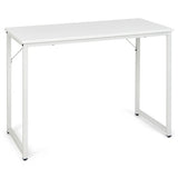 L Shaped Computer Desk and Writing Workstation for Home and Office-White