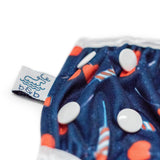 L/E Lauren Holiday Summer Cherry Bomb Print Nageuret Swim Diaper - 100% Proceeds to CF Foundation by Beau & Belle Littles