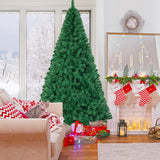 Artificial PVC Hinged Christmas Tree with Solid Metal Stand-8 ft