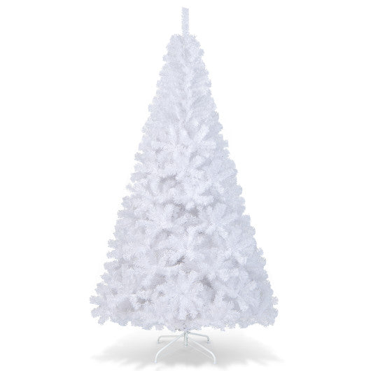 7 ft  White Artificial PVC Christmas Tree with Stand