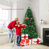 5'/6'/7' LED Fiber Optic Artificial Christmas Tree w/ Top Star-7'