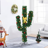 5' Artificial Cactus Christmas Tree with Lights-5 ft