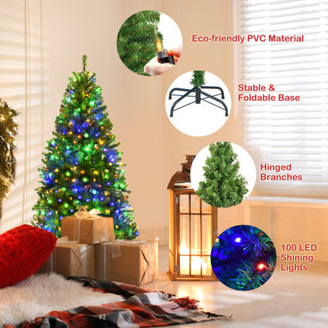 Artificial Premium Hinged Christmas Tree-4 ft