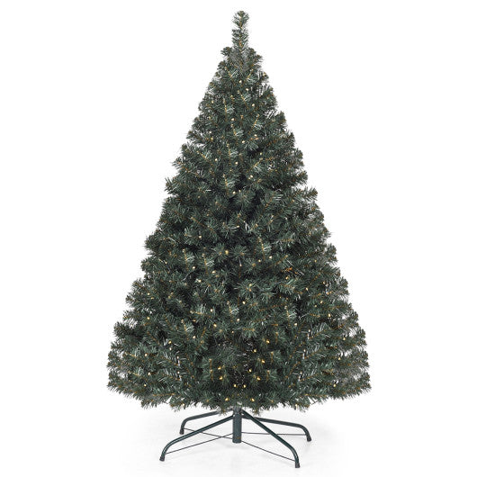 4.5 Feet PVC Pre-lit Artificial Hinged Christmas Tree