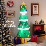 6 Feet Tall Blow up Christmas Tree with 3 Gift Boxes