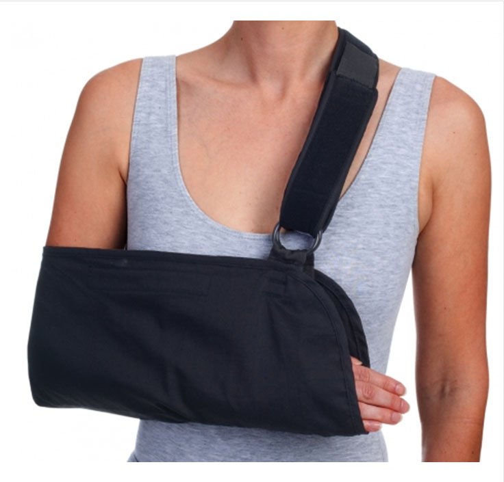 ProCare® Unisex Blue Cotton / Polyester Arm Sling, One Size Fits Most