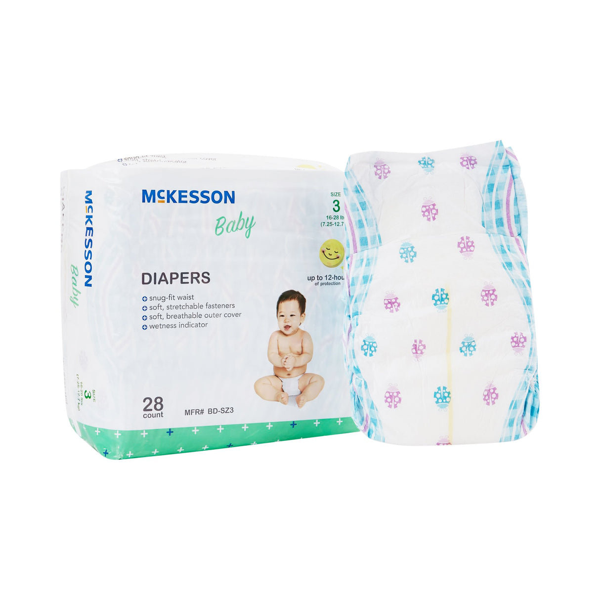 McKesson Baby Diapers, Size 3