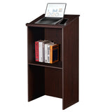 Wooden Floor Standing Podium Speaking Lectern