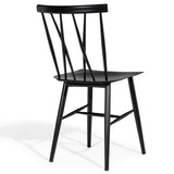 Set of 2 Modern Dining Chairs with Backrest