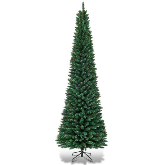 PVC Artificial Slim Pencil Christmas Tree-7 Feet