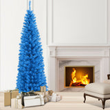 6 Feet Unlit Pencil Slim Tree Artificial Christmas Tree