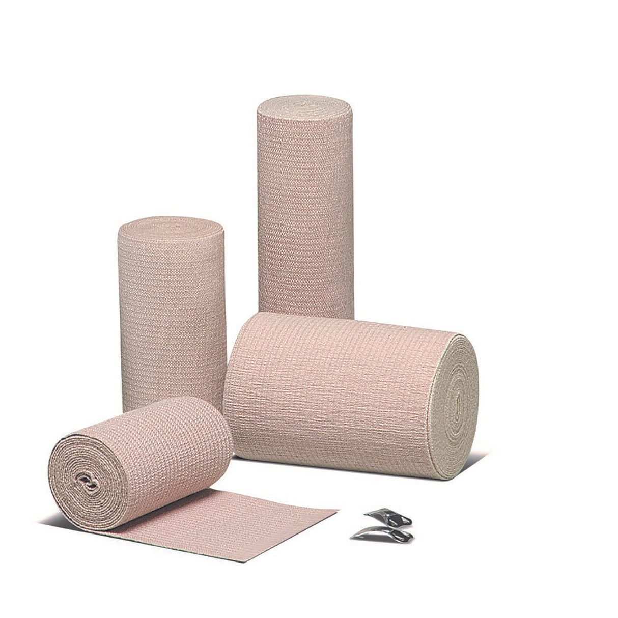 Econo-Wrap® LF Clip Detached Closure Elastic Bandage, 4 Inch x 5 Yard