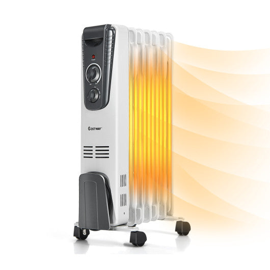 1500W Electric Space Heater with Adjustable Thermostat