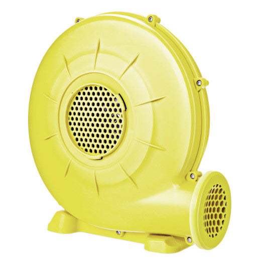 350 Watt 0.5 HP Air Blower Pump Fan for Inflatable Bounce House and Bouncy Castle-Yellow