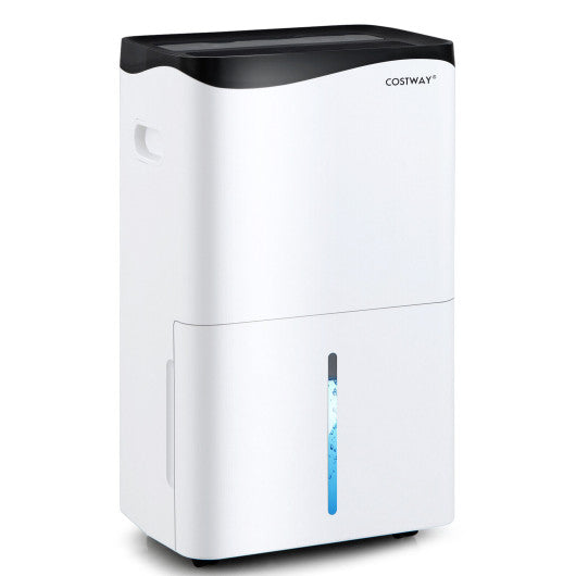 100-Pint Dehumidifier with Smart App and Alexa Control for Home and Basements-White