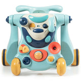 2-in-1 Baby Walker with Activity Center -Blue