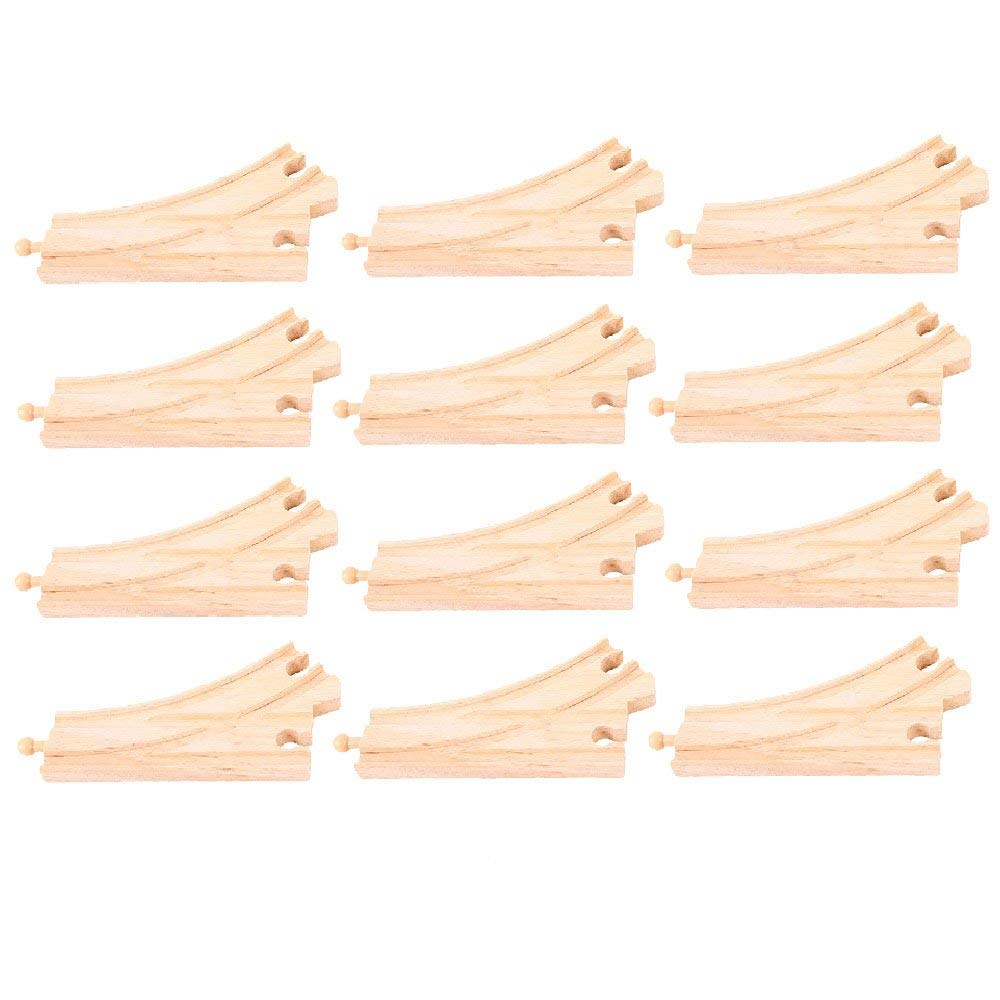 Curved Points Female/Female/Male (Pack of 12) by Bigjigs Toys US