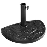 20 inch Outdoor Patio Half Round Umbrella Base