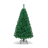Artificial PVC Hinged Christmas Tree with Solid Metal Stand-5 ft