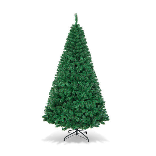Artificial PVC Hinged Christmas Tree with Solid Metal Stand-7 ft