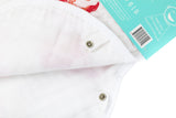 Gift Set: Pink Crab Baby Muslin Swaddle Blanket and Burp Cloth/Bib Combo by Little Hometown