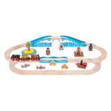 Pirate Train Set by Bigjigs Toys US
