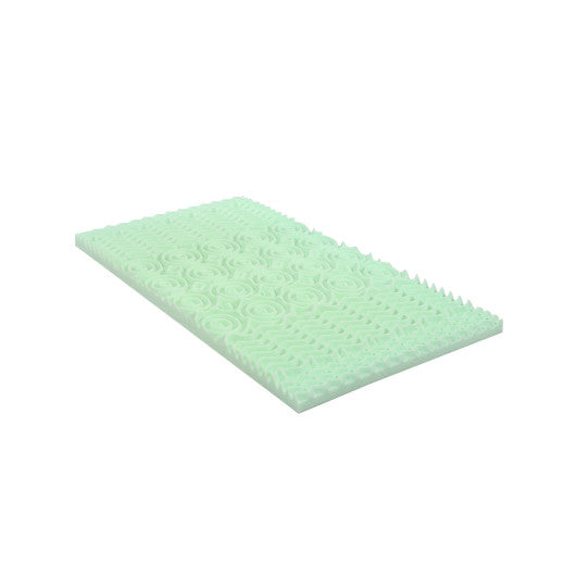 3 Inch Comfortable Mattress Topper Cooling Air Foam-King Size