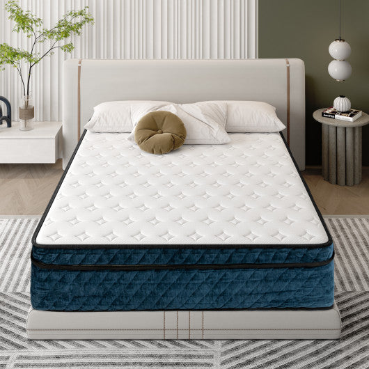 12 Inch Full Size Memory Foam Mattress with Jacquard Cover-Full Size