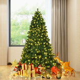 7 Feet PVC Artificial Christmas Tree with LED Lights