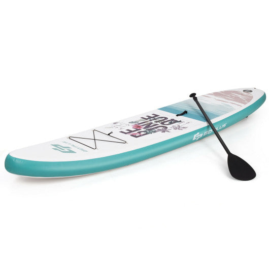 10.5 ft Inflatable Stand Up Paddle Board Surfboard with Aluminum Paddle Pump-11 ft