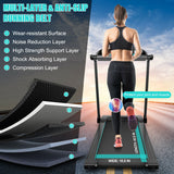 2.25HP Electric Running Machine Treadmill with Speaker and APP Control-Blue