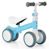 Baby Balance Bike with Adjustable seat and Handlebar for 6 - 24 Months-Blue