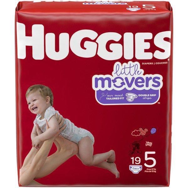 Huggies® Little Movers® Diaper, Size 5