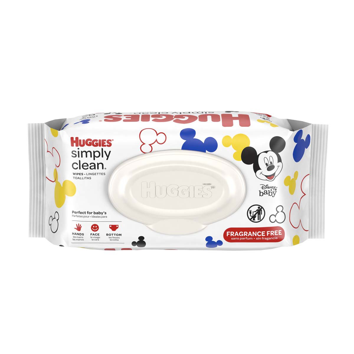 Huggies Simply Clean Unscented Baby Wipes Soft Pack