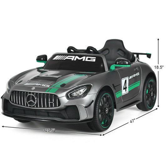12V Kids Ride On Car with Remote Control-Silver
