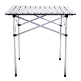 Roll Up Portable folding Camping Aluminum Picnic Table