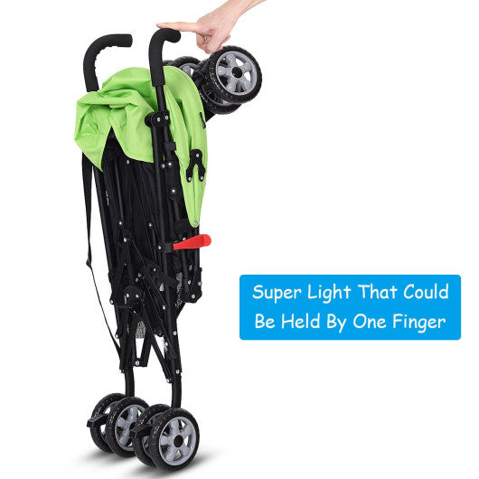 Folding Lightweight Baby Toddler Umbrella Travel Stroller-Green