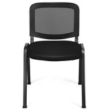 Set of 5 Stackable Conference Chairs with Mesh Back