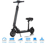 Foldable Electric Scooter with Removable Seat LED