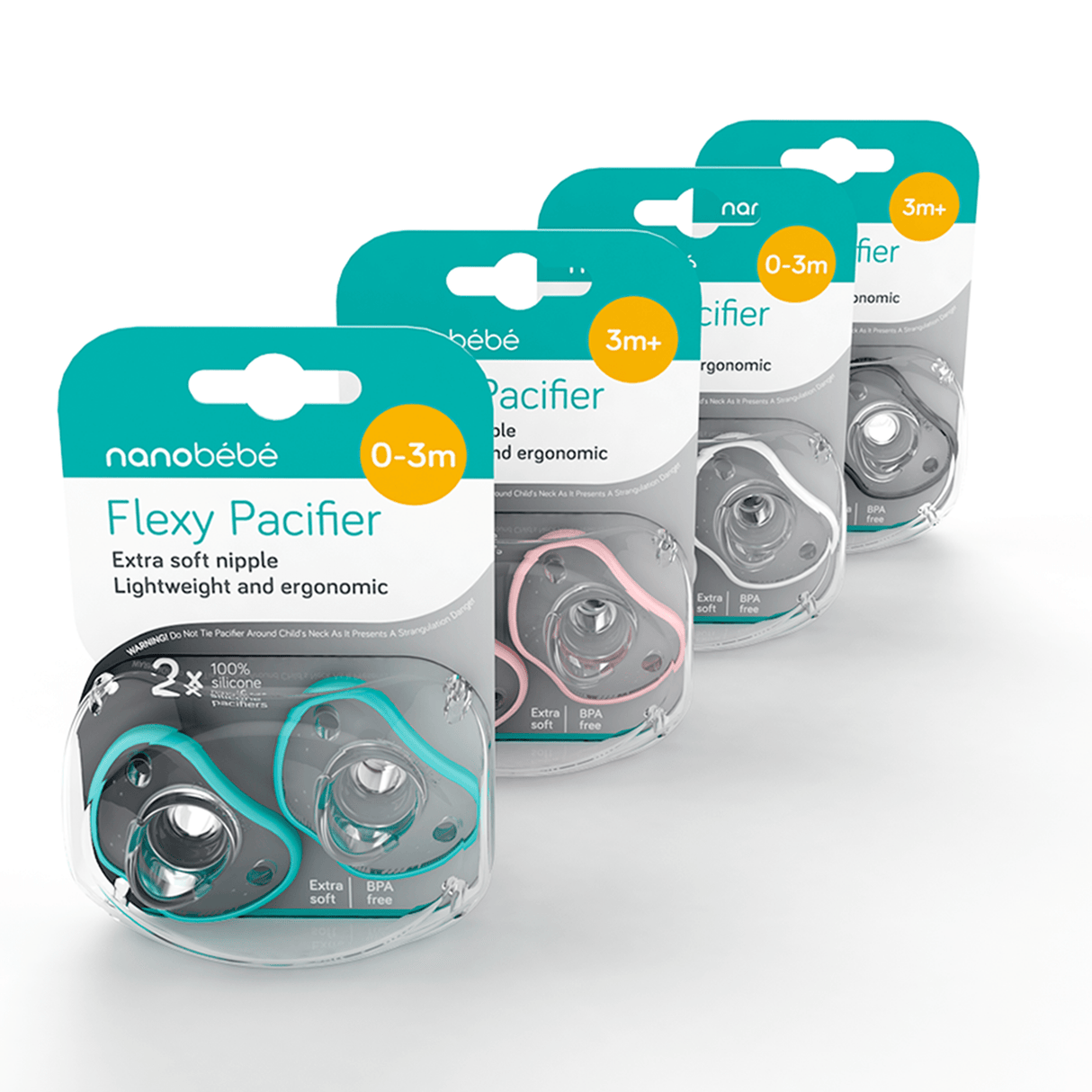 Flexy Pacifiers by Nanobébé US