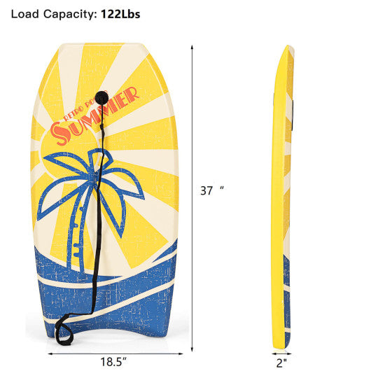 Super Lightweight Surfboard with Premium Wrist Leash-M