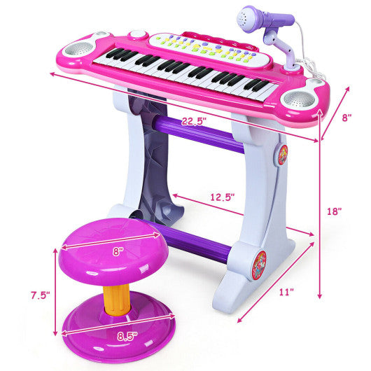 37 Key Electronic Keyboard Kids Toy Piano