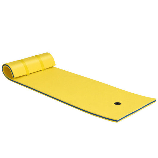 3-layer Tear-resistant Relaxing Foam Floating Pad-Yellow