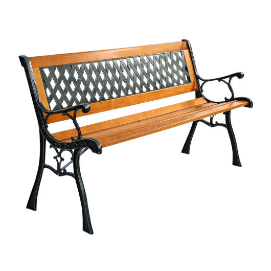 Outdoor Cast Iron Patio Bench