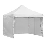 10 x 10 Feet Pop up Gazebo with 4 Height and Adjust Folding Awning-White