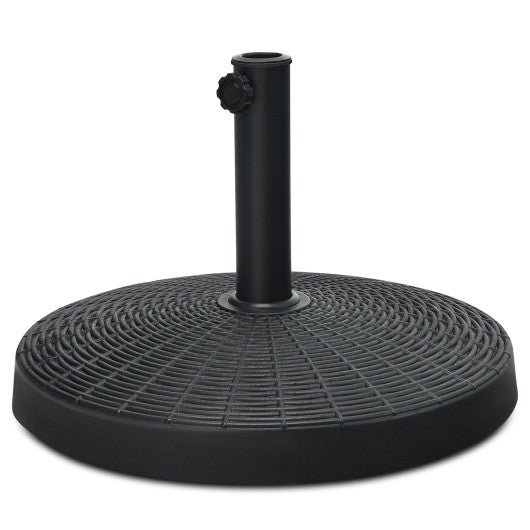 49 LBS Patio Resin Umbrella Base Stand for Outdoor