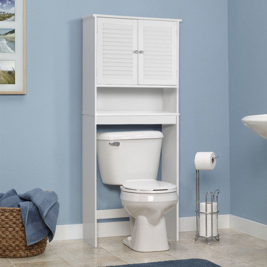 Bathroom Space Saver Toilet Shelves Storage Cabinet