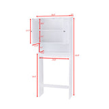 Bathroom Space Saver Toilet Shelves Storage Cabinet